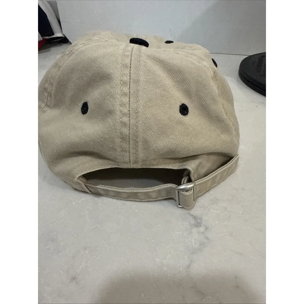 Cummins Slideback Hat Beige One‎ Size Adjustable Embroidered Vent Holes
